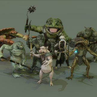 HEROIC FANTASY WERE CREATURES PACK