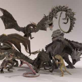 HEROIC FANTASY: LIZARD CREATURES