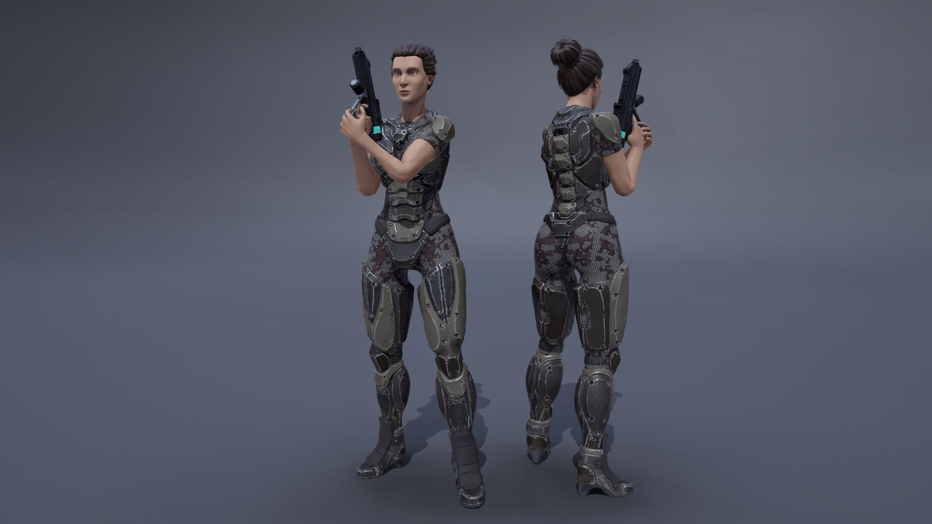 SCI FI HUMAN MERCENARY FEMALE