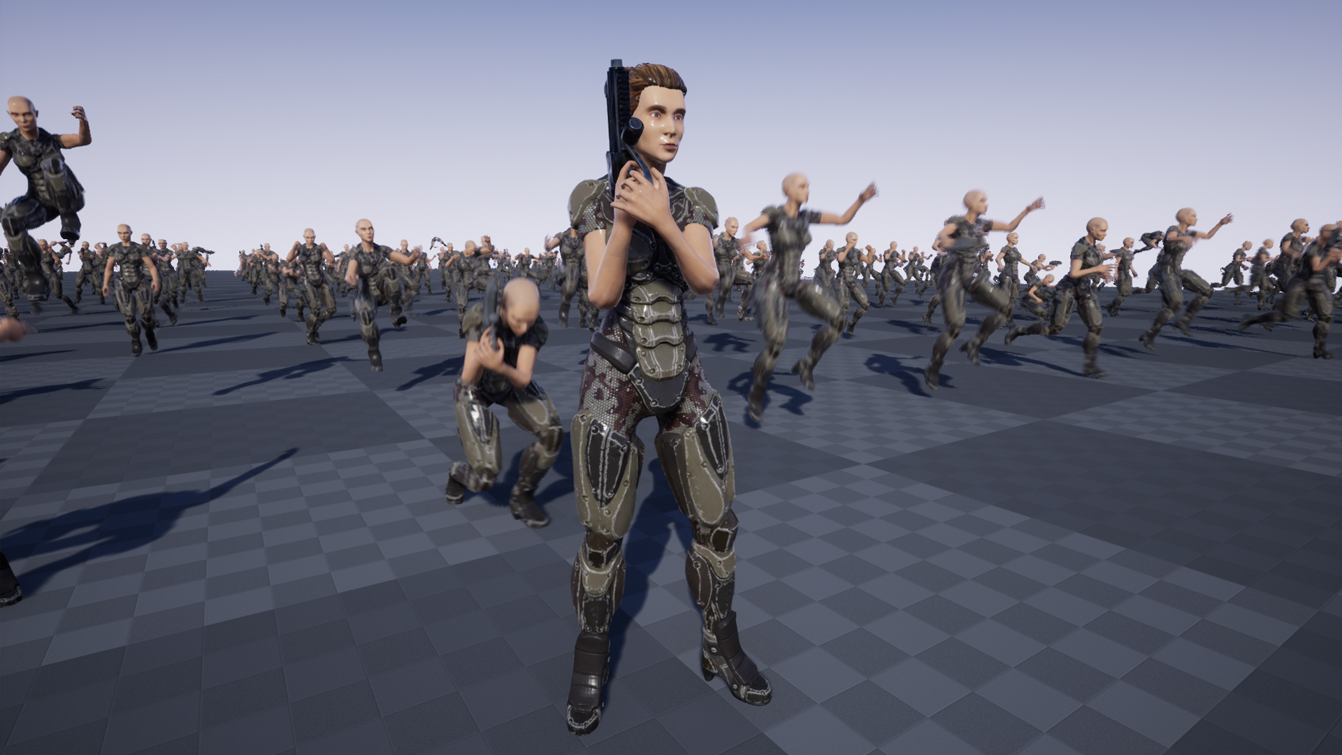 SCI FI HUMAN MERCENARY FEMALE - Image 3