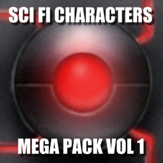 SCI FI CHARACTERS MEGA PACK VOL 1