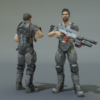 HUMAN MERCENARY MALE