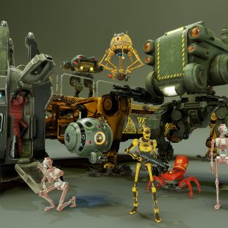 SCI FI ROBOTS PACK VOL 1