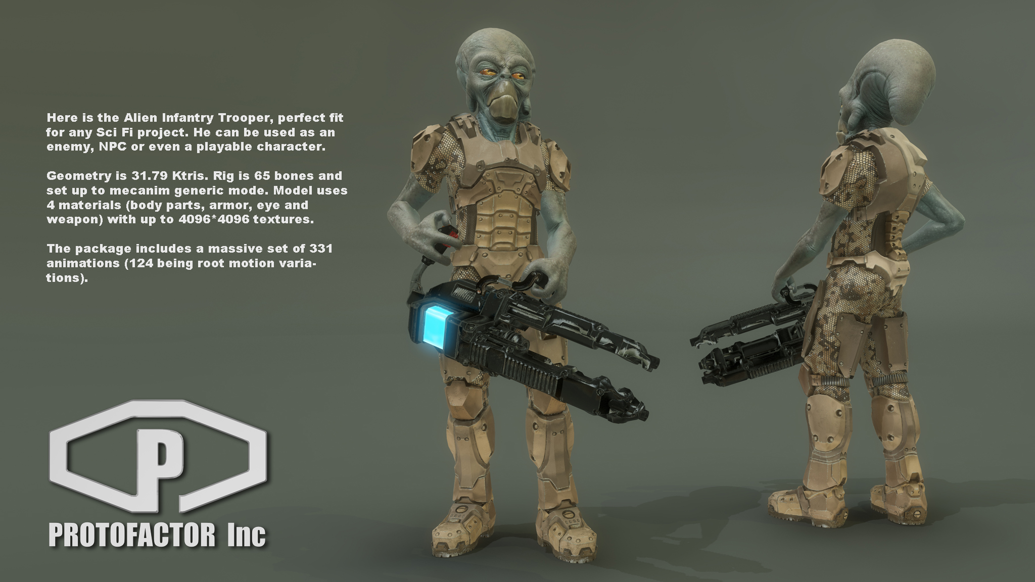 ALIEN INFANTRY TROOPER - Image 2