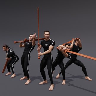 ANIMSET: 2 HANDED MELEE WEAPON