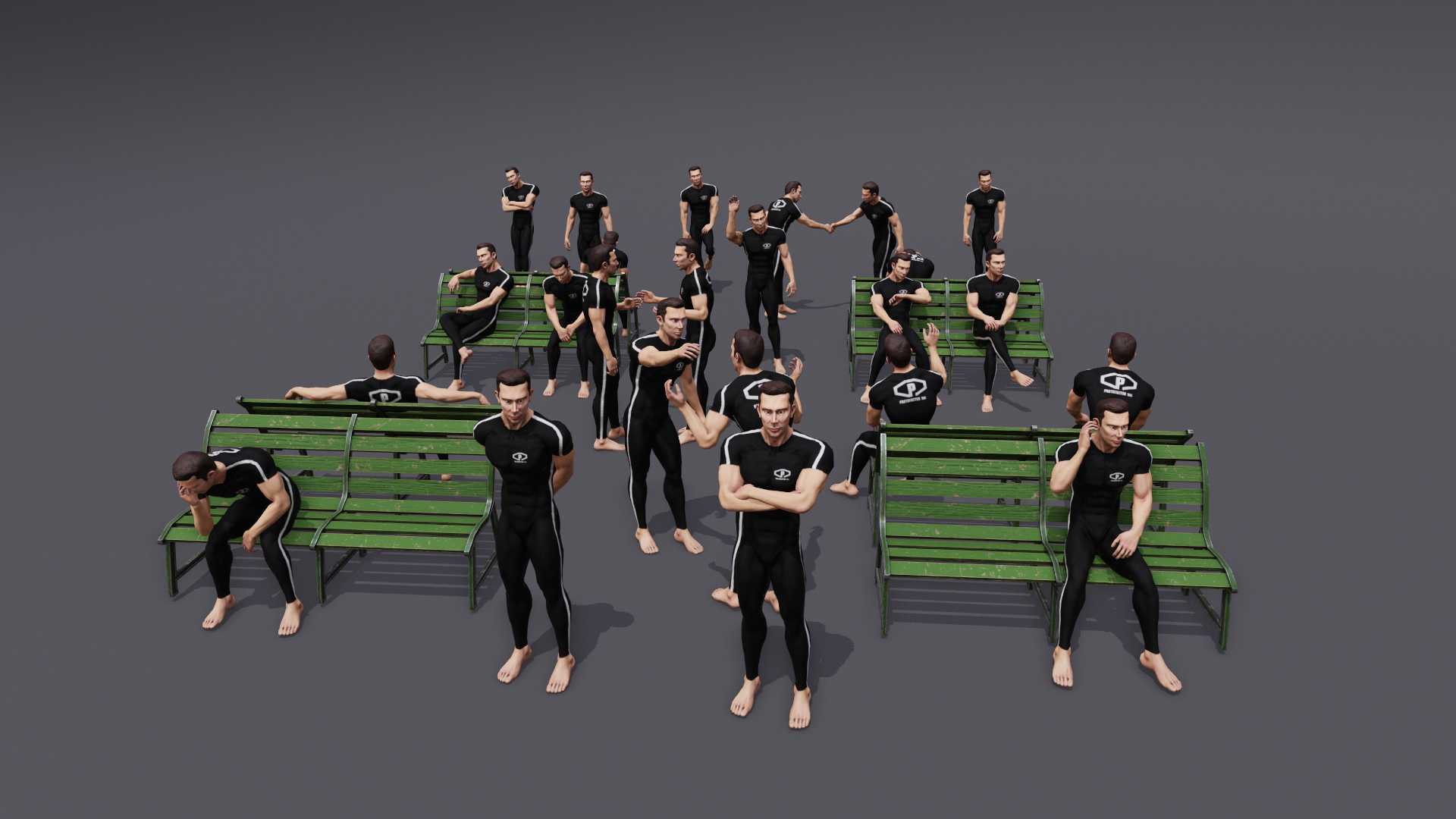 ANIMSET: CROWD