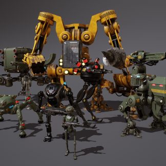 SCI FI ROBOTS PACK VOL 2