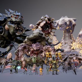 SCI FI CHARACTERS MEGA PACK VOL 3