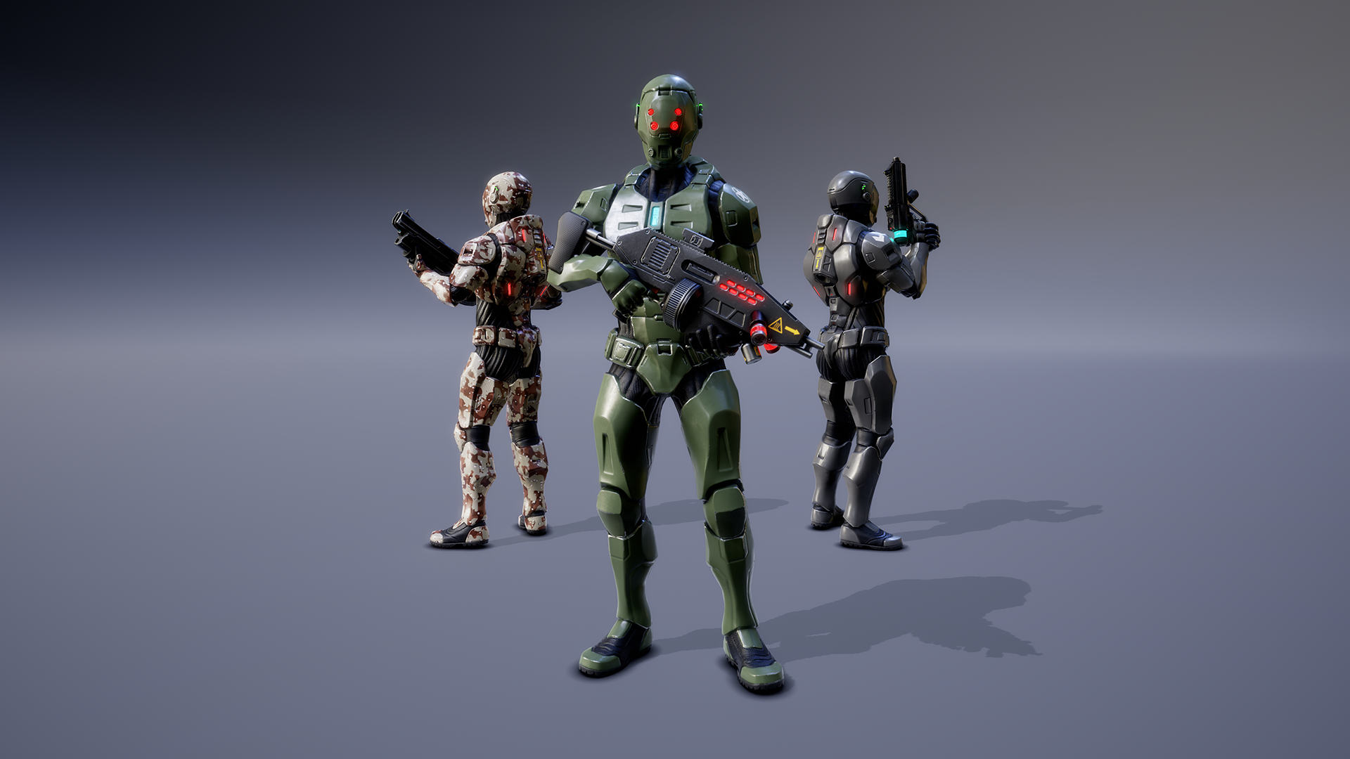 SCI FI MALE COMBAT SUIT