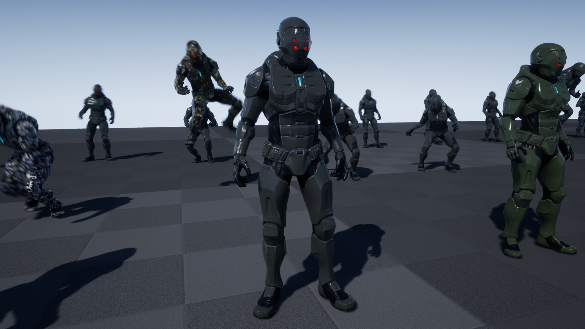 SCI FI MALE COMBAT SUIT - Image 3
