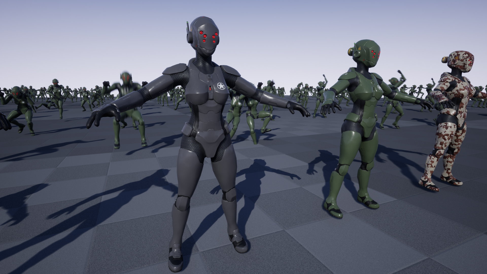 SCI FI FEMALE COMBAT SUIT - Image 2