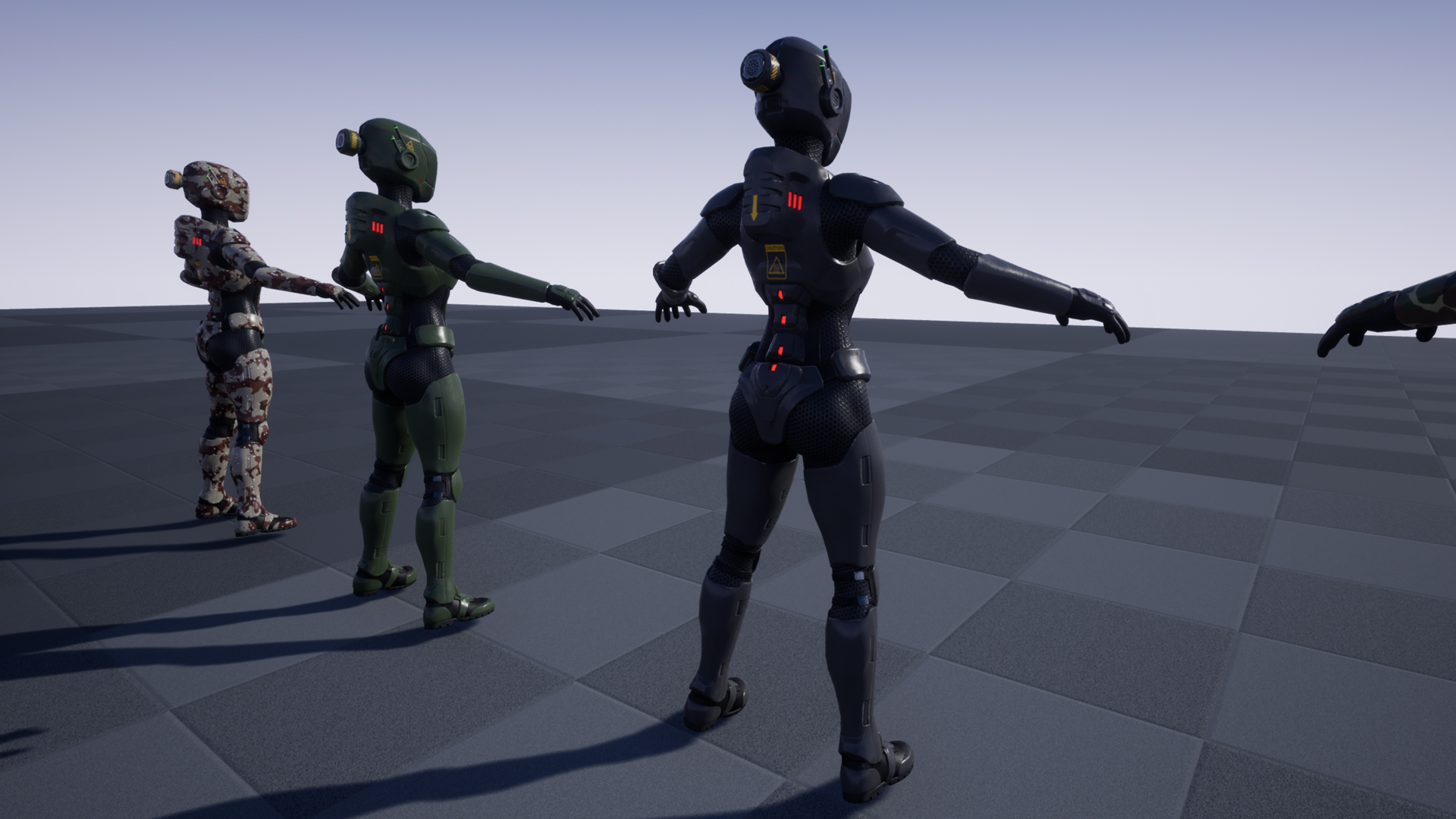SCI FI FEMALE COMBAT SUIT - Image 4