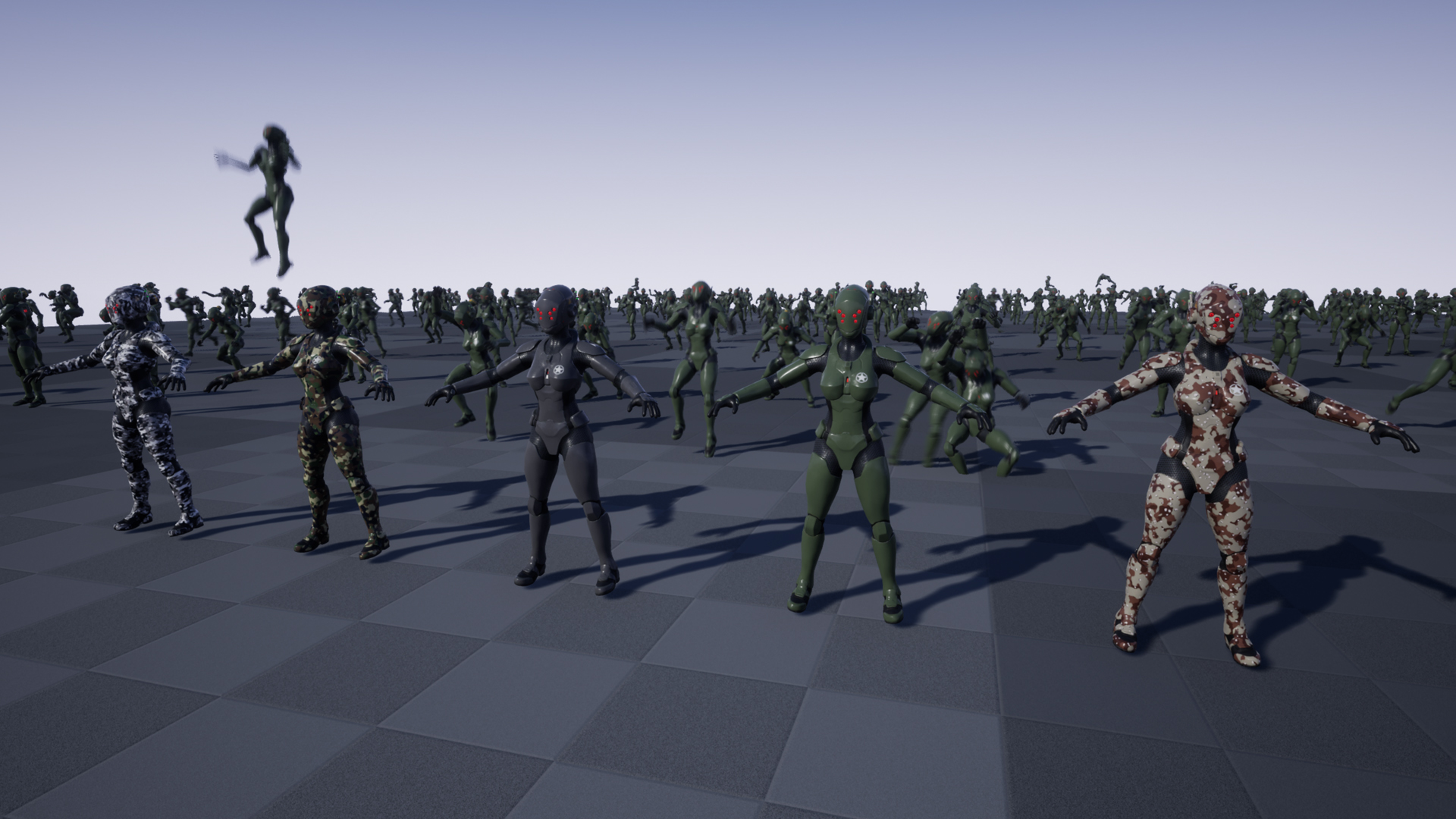 SCI FI FEMALE COMBAT SUIT - Image 6